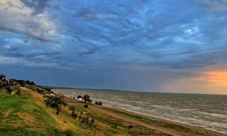 Закат азовское море фото