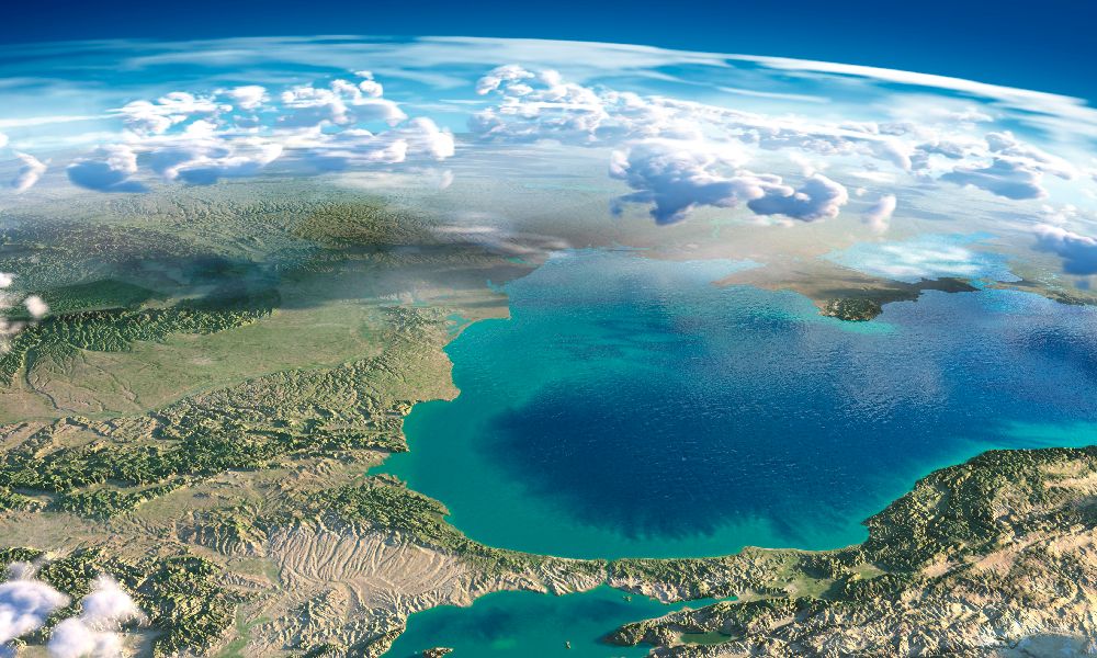 Мраморное море на карте